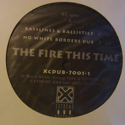 The Fire This Time : Basslines & Ballistics (12")