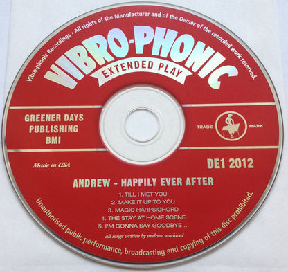 Andrew Sandoval : Happily Ever After (CD, Single)