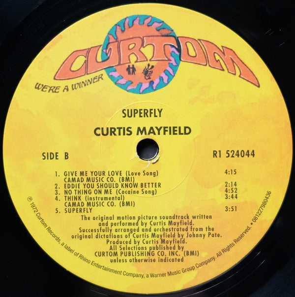 Curtis Mayfield - Super Fly (LP, RE, 180)