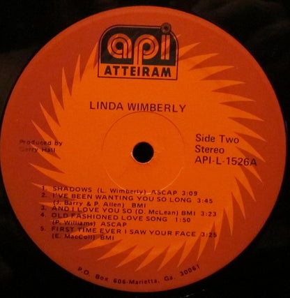 Linda Wimberly* : Linda (LP, Album)