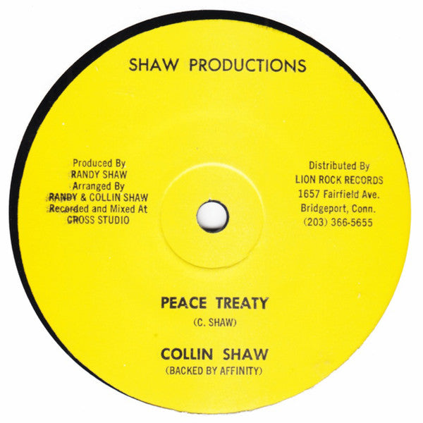 Collin Shaw : Peace Treaty (12")