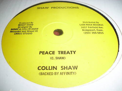 Collin Shaw : Peace Treaty (12")