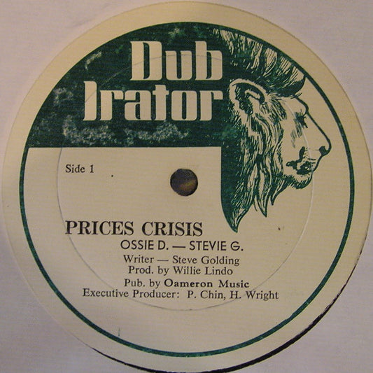 Oswald Douglas - Steve Golding : Prices Crisis / Sense Of Humor (12")