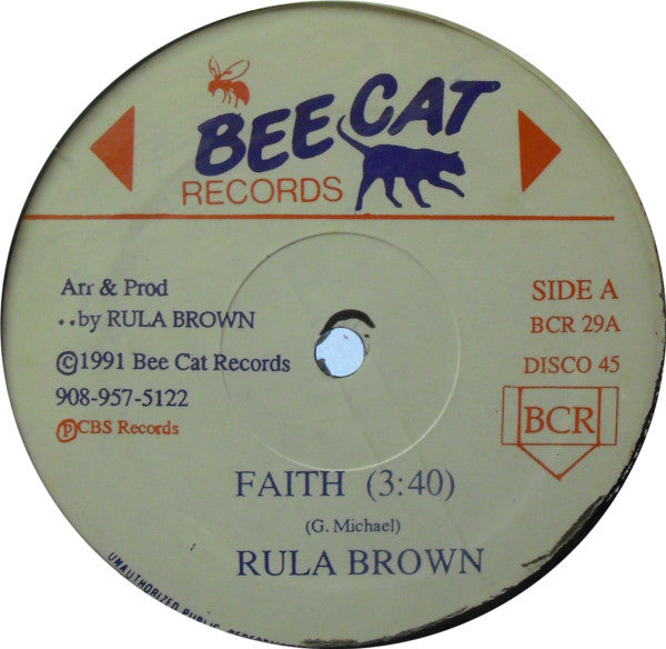 Rula Brown / Lover Boy : Faith / Stud Rammer (12")