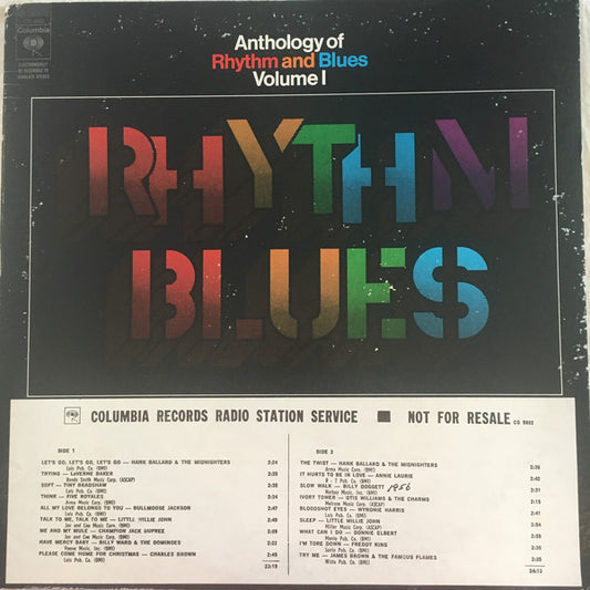 Various : Anthology Of Rhythm And Blues Volume 1 (LP, Comp)