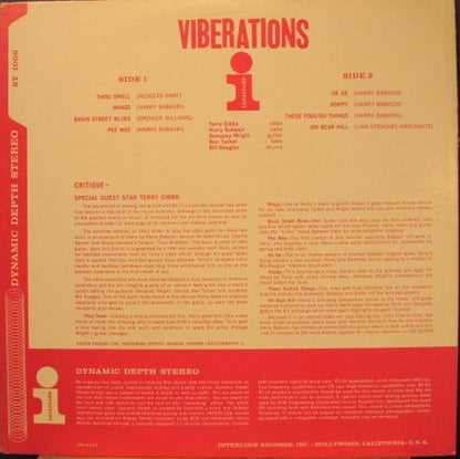 Terry Gibbs : Viberations (LP, Album, RE, Dar)