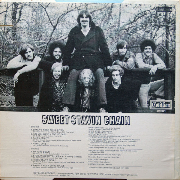 Sweet Stavin Chain : Sweet Stavin Chain (LP, Album, Pre)