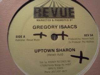 Gregory Isaacs : Uptown Sharon (12")