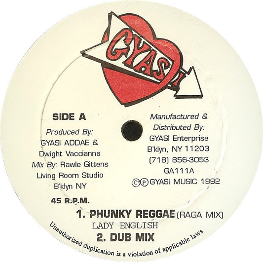 Lady English / Rankin Don : Phunky Reggae / Watchman (12")