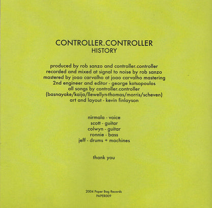 Controller.Controller : History (CD)