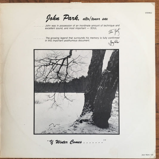 John Park : If Winter Comes (LP, Album)