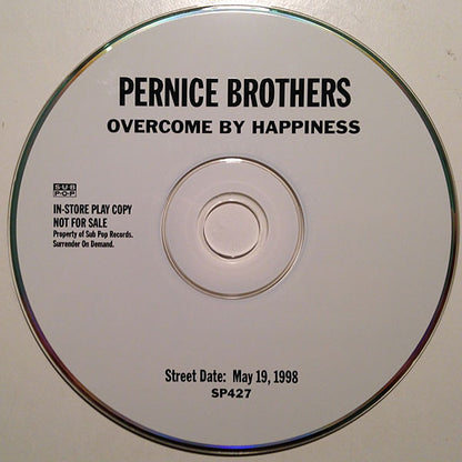 Pernice Brothers : Overcome By Happiness (CD, Album, Promo)