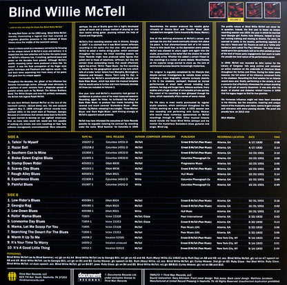 Blind Willie McTell : Complete Recorded Works In Chronological Order, Volume 2 (LP, Comp)