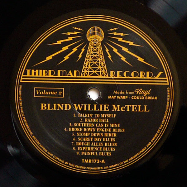 Blind Willie McTell : Complete Recorded Works In Chronological Order, Volume 2 (LP, Comp)