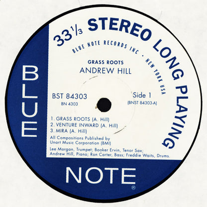 Andrew Hill : Grass Roots (LP, Album, RE)