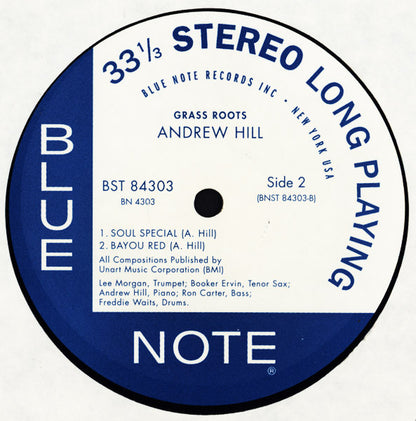 Andrew Hill : Grass Roots (LP, Album, RE)