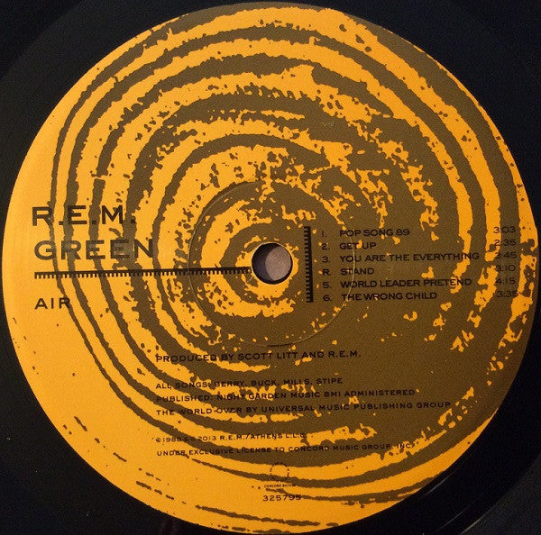 R.E.M. - Green (LP, Album, RE, RM, 25t)