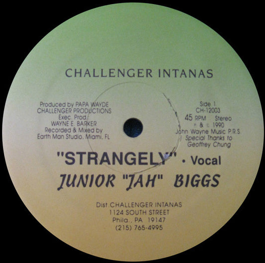 Junior Biggs : Strangely (12")