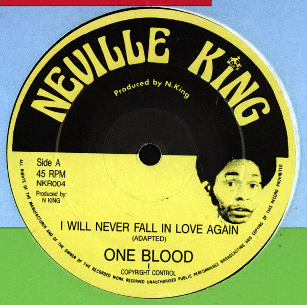 One Blood : I Will Never Fall In Love Again (12")