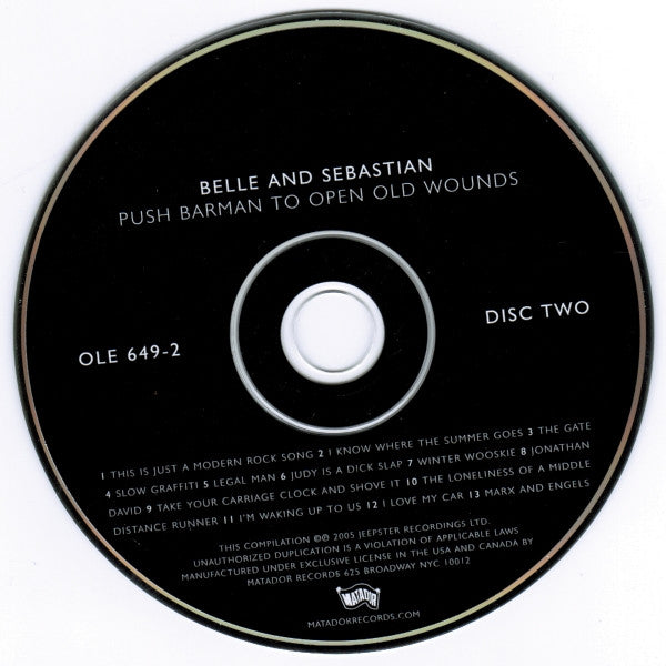 Belle & Sebastian : Push Barman To Open Old Wounds (2xCD, Comp, RM)