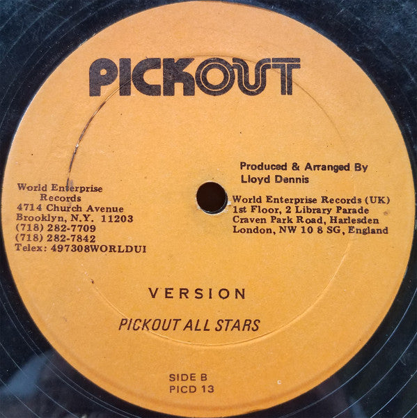 Gregory Isaacs / Pickout All Stars : Ungrateful Woman (12")