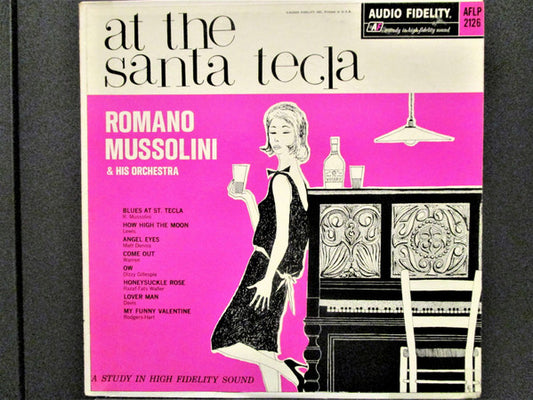 Romano Mussolini : At The Santa Tecla (LP, Album)