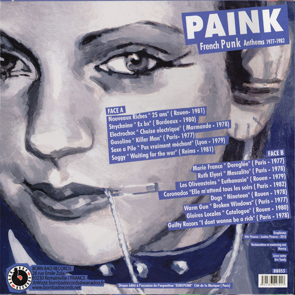 Various : Paink (French Punk Anthems 1977​-​1982) (LP, Comp)