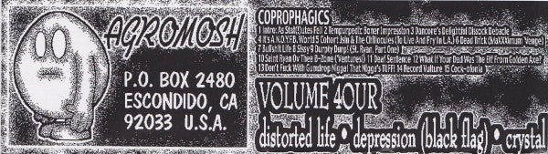 Vol. 4 vs Coprophagics : Svart Krieg (7", EP)