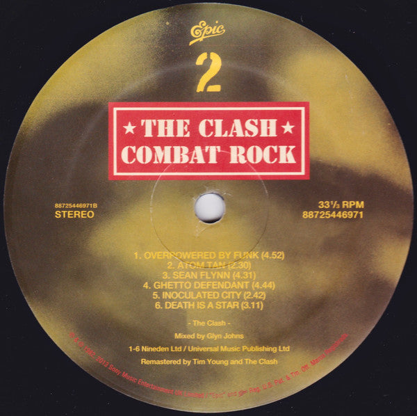 The Clash : Combat Rock (LP, Album, RE, RM, 180)