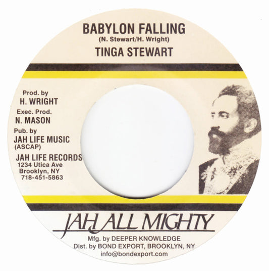 Tinga Stewart : Babylon Falling (7")