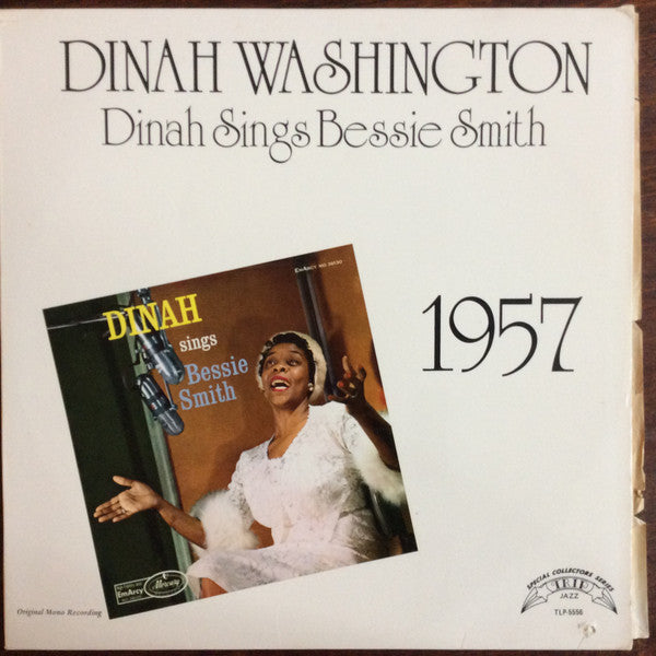 Dinah Washington : Dinah Sings Bessie Smith (LP, Comp, Mono, RE)