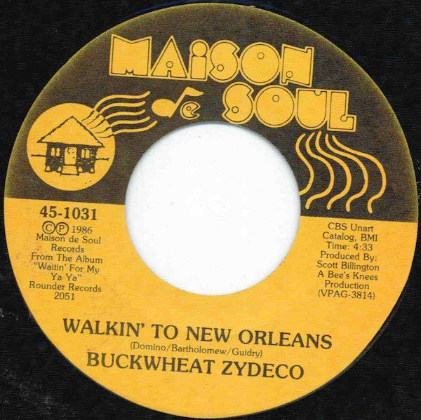 Buckwheat Zydeco : Ya Ya (7")