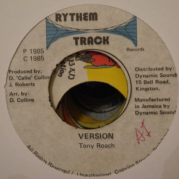 Tony Roach : Reggae Religion (7")