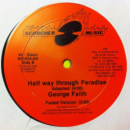 Admiral Tibet / George Faith : Deh Pon Street Again / Half Way Through Paradise (12")