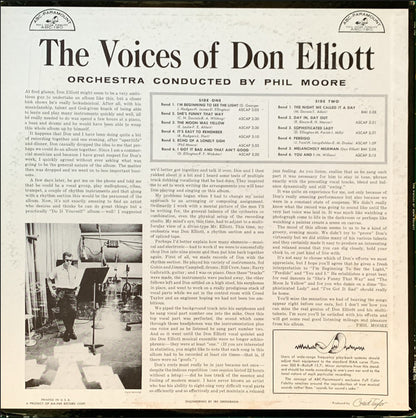 Don Elliott : The Voices Of Don Elliott (LP, Album, Mono)