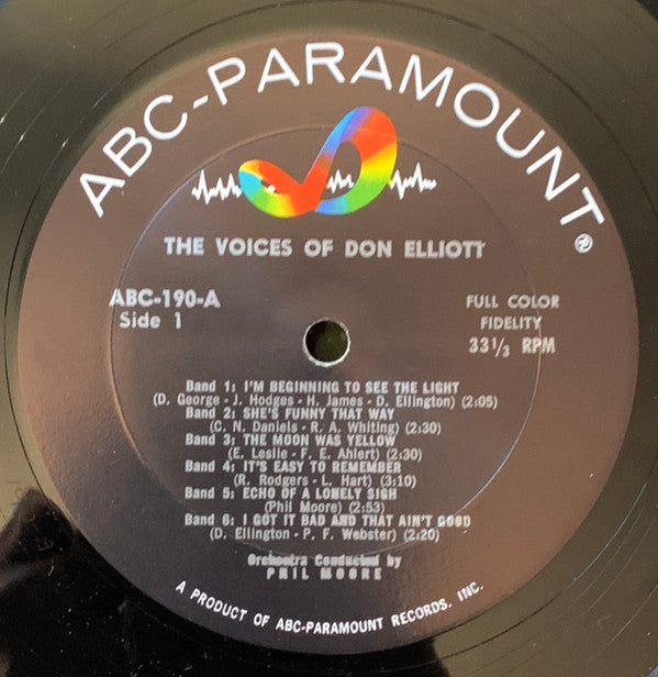 Don Elliott : The Voices Of Don Elliott (LP, Album, Mono)