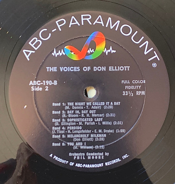 Don Elliott : The Voices Of Don Elliott (LP, Album, Mono)