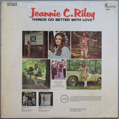 Jeannie C. Riley : Things Go Better With Love (LP, Album, Club, Cap)