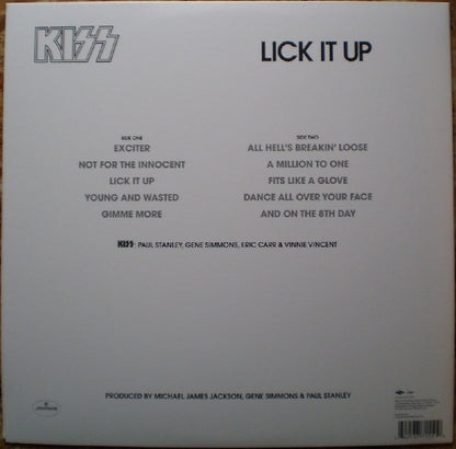 Kiss : Lick It Up (LP, Album, RE, 180)