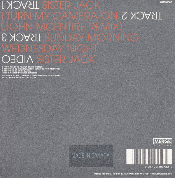 Spoon : Sister Jack (CD, Single, Enh)