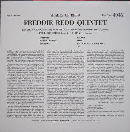 Freddie Redd Quintet : Shades Of Redd (LP, Album, RE)