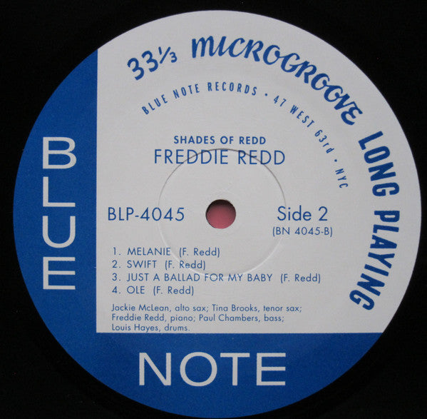 Freddie Redd Quintet - Shades Of Redd (LP, Album, RE)