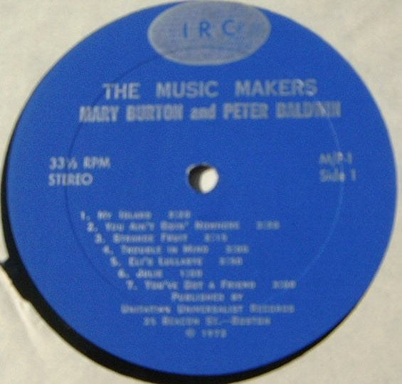 Mary Burton & Peter Baldwin (4) : Prince Taryn Of Evor/The Music Makers (LP, Album)