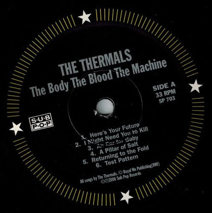 The Thermals : The Body The Blood The Machine (LP, RE)