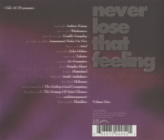 Various : Never Lose That Feeling Volume One (Compilation)