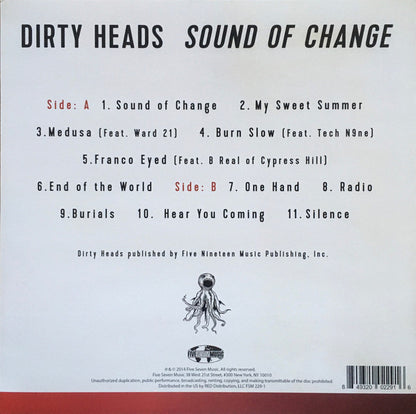 Dirty Heads* : Sound Of Change (LP, Album)