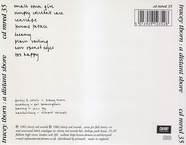 Buy Tracey Thorn A Distant Shore Cd Album Re Online For A Great