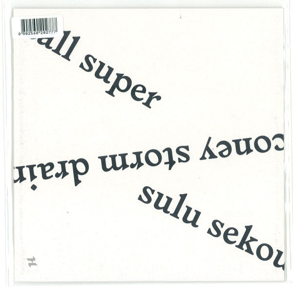 Call Super : Sulu Sekou / Coney Storm Drain (7", Single, Ltd, din)