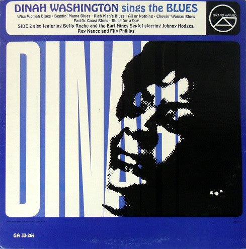 Dinah Washington : Dinah Washington Sings The Blues (LP, RE)