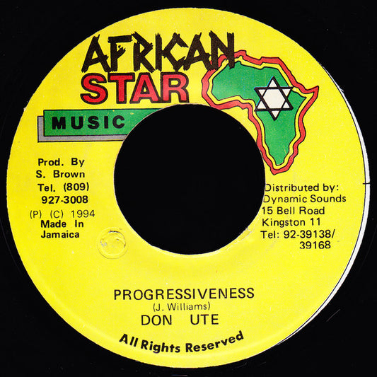 Don Yute : Progressiveness (7")